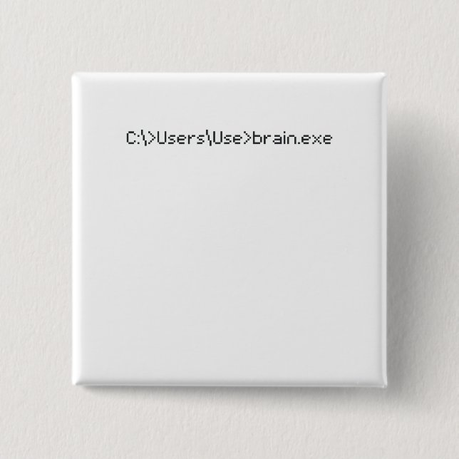 Roligt för Brain.exe-kodprogram Knapp (Framsida)