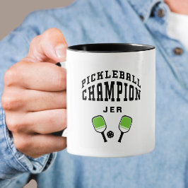 Roligt för Coola av eget namn för Pickleball Champ Mugg
