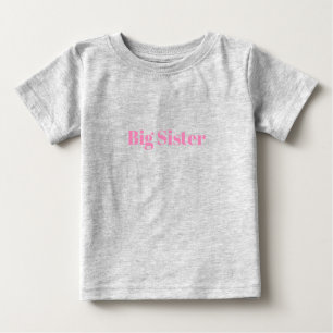 Roligt för eget namn på Big Sister-rosa söt  T Shirt
