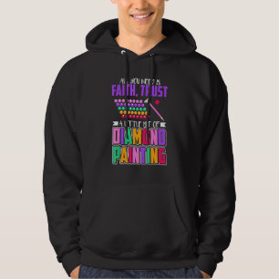 Roligt för färgning av diamanter för konstnärer oc hoodie