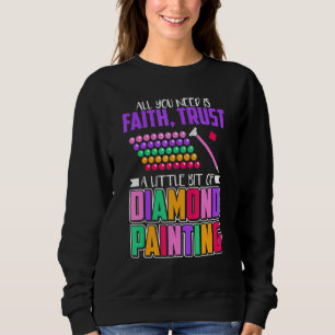 Roligt för färgning av diamanter för konstnärer oc t shirt