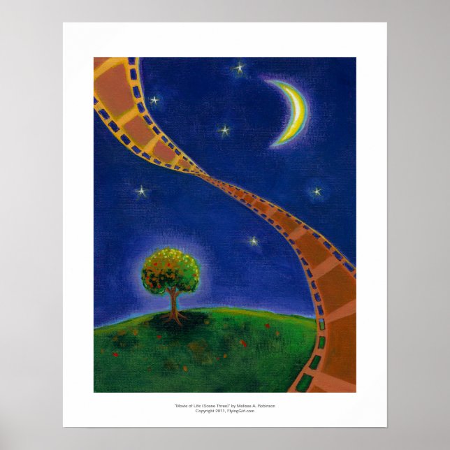 Roligt för filmkonsmålning för film älskare poster (Framsidan)