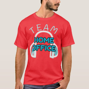 Roligt för Fjärrarbetare för Team Home Office Humo T Shirt