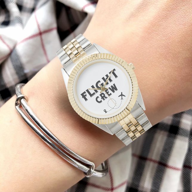 Roligt för flygbesättningens familjevacering Flygp Armbandsur (Skapare uppladdad)