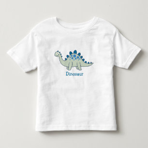 Roligt för Grönt Tecknad Dinosaur Animal Boys Bl T Shirt