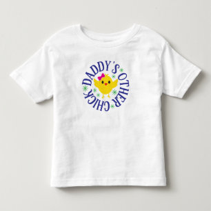 Roligt för Gult av för Cute Pappor annan Chick T Shirt