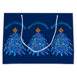 Roligt för helgdag för blåttjulgran en färgrik