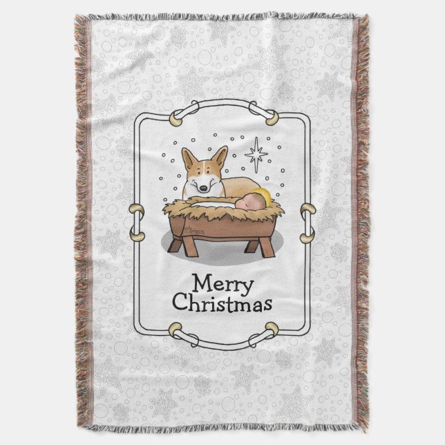 Roligt för jultomhet Pembroke Welsh Corgi (red1) Filt (Framsidan Vertikal)