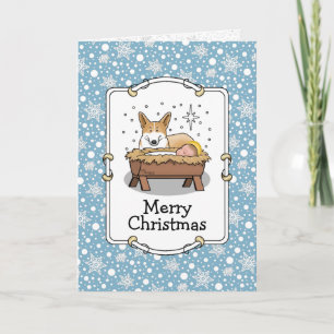 Roligt för jultomhet Pembroke Welsh Corgi (red1) Kort