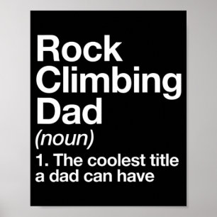 Roligt för klimatdefinition i sten Pappa Poster