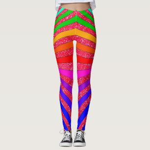 Roligt för konst för regnbågestrålkastarepop leggings