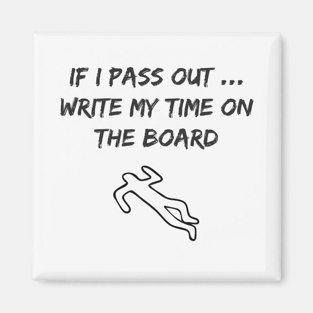 Roligt för korspassad Novelty Magnet (Framsidan)