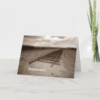 Roligt för kortpensionjärnväg avslutar av spårar! kort