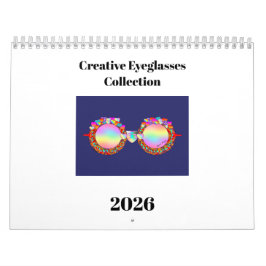Roligt för kreativ Eyeglasses Collection Kalender