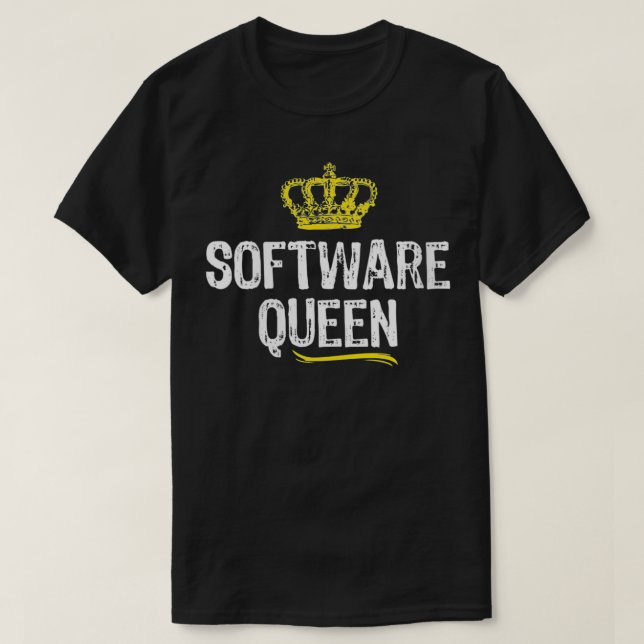Roligt för kvinnlig Software Kvinnor flickor Ingen T Shirt (Design framsida)