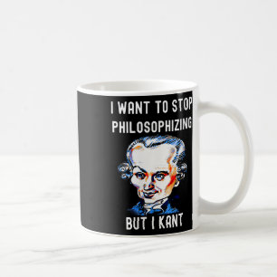 Roligt för kvinnor Jag vill sluta filosofera men j Kaffemugg