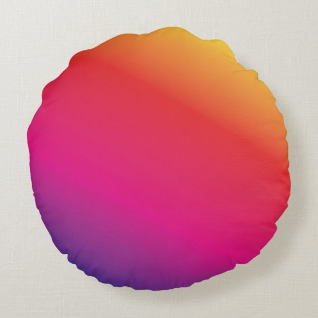 Roligt för LGBTQ Fantastisk Fab Rund Kudde (Baksidan)