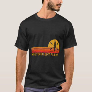 Roligt för män Pensionerad Plan för pensionär Kaya T Shirt