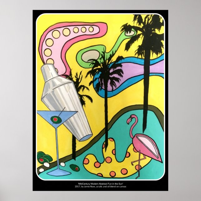 Roligt för Mod i mitten av århundradet i Sol-målni Poster (Framsidan)