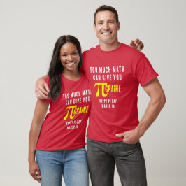 Roligt FÖR MUCH PI Day T Shirt