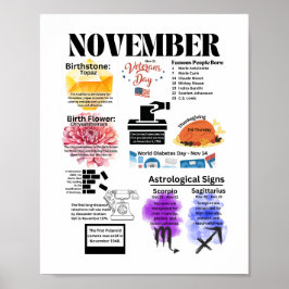 Roligt för november Poster