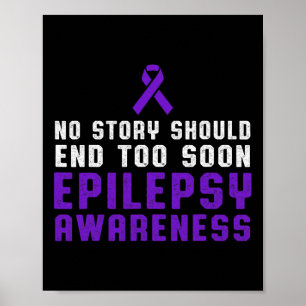 Roligt för ökad medvetenhet om epilepsi Beat Epile Poster