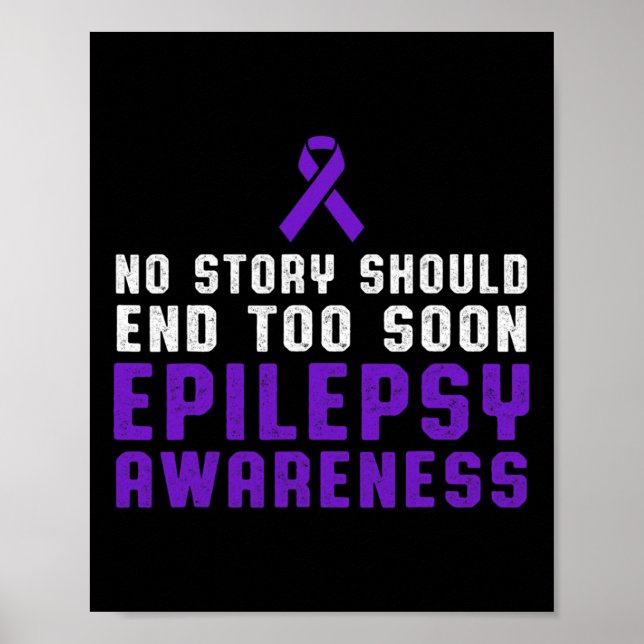 Roligt för ökad medvetenhet om epilepsi Beat Epile Poster (Framsidan)