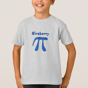 Roligt för Pi för blåbär för Geek för Math f T-shirt