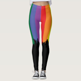 Roligt för Pridet Köra Noveltyn Färg Leggings