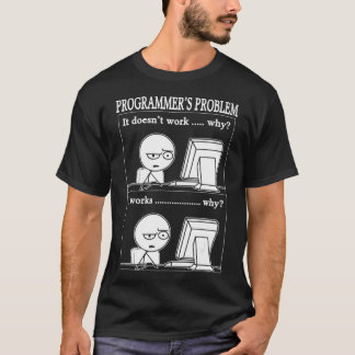 Roligt för problemutvecklare för flera program t shirt
