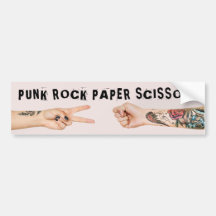 Roligt för Punk Sten Papper Scissors Coola