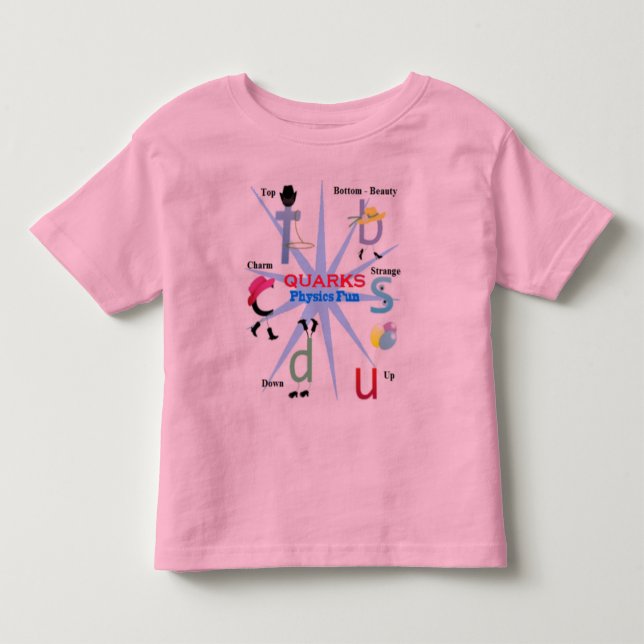 Roligt för Quarkspartikelfysik - vetenskapsför T-shirt (Framsida)