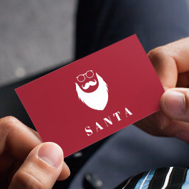 Roligt för Red Santa Services-Coolan med modern mi Visitkort
