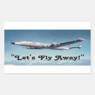 Roligt för resebåtar! rektangulärt klistermärke