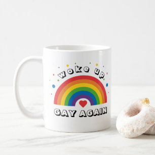 Roligt för självironiskt Pride Månad Väck upp ig Kaffemugg