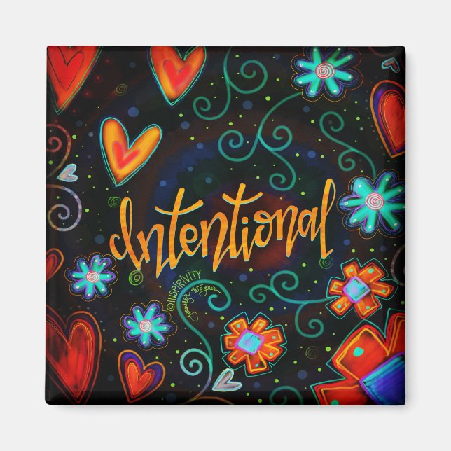 Roligt för Söt av  med inspirationerande Trendig f Magnet (Framsidan)