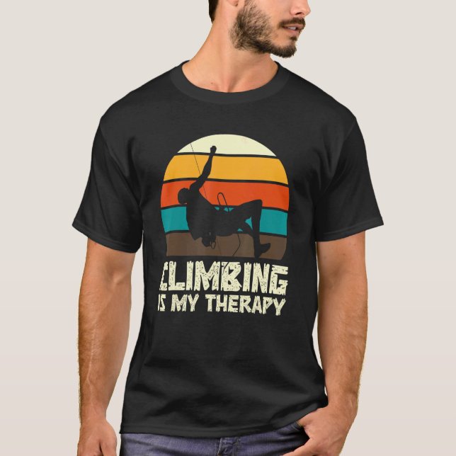 Roligt för stigning vid sten t shirt (Framsida)