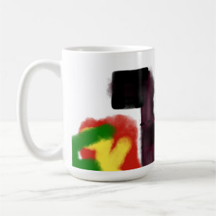 roligt för svart katt kaffemugg