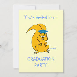 Roligt för Tecknad av utvärtes Studentfest Inbjudningar