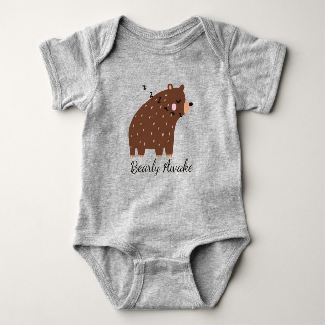 Roligt för tidig tecknad Offert Söt björn T Shirt (Framsida)