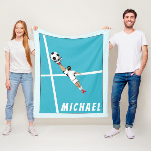 Roligt för Trendiget Graphic för fotbollsspelare G Fleecefilt
