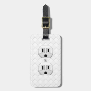 Roligt för uttag av elektrisk strömkälla Anpassa d Bagagebricka