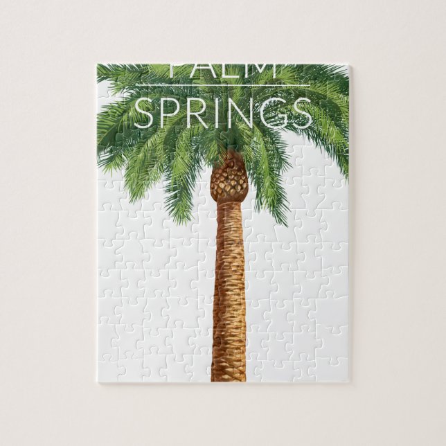 Roligt för Wellcoda Palm Spring helgdagsommar Pussel (Vertikal)