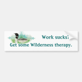 Roligt för Wilderness Therapy, arbetsoffert, vatte Bildekal