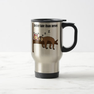 Roligt förbättra sent än aldrig Sloth Resemugg