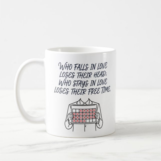 Roligt förhållande -Kalender & Tid Illustration Kaffemugg (Vänster)