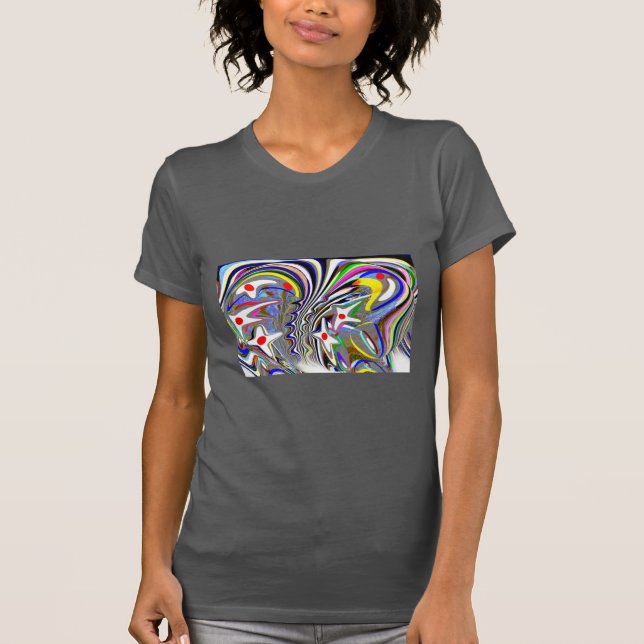 Roligt former konst t shirt (Framsida)
