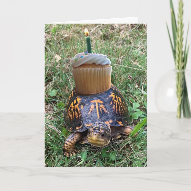 Roligt Försent Födelsedags Kort (Framsida)