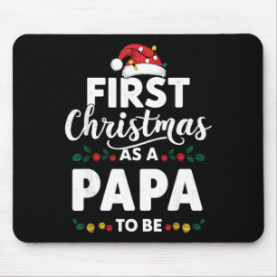 Roligt första jul som pappa att vara ny pappa jul musmatta