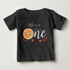 Roligt, första pizzafödelsedag t shirt
